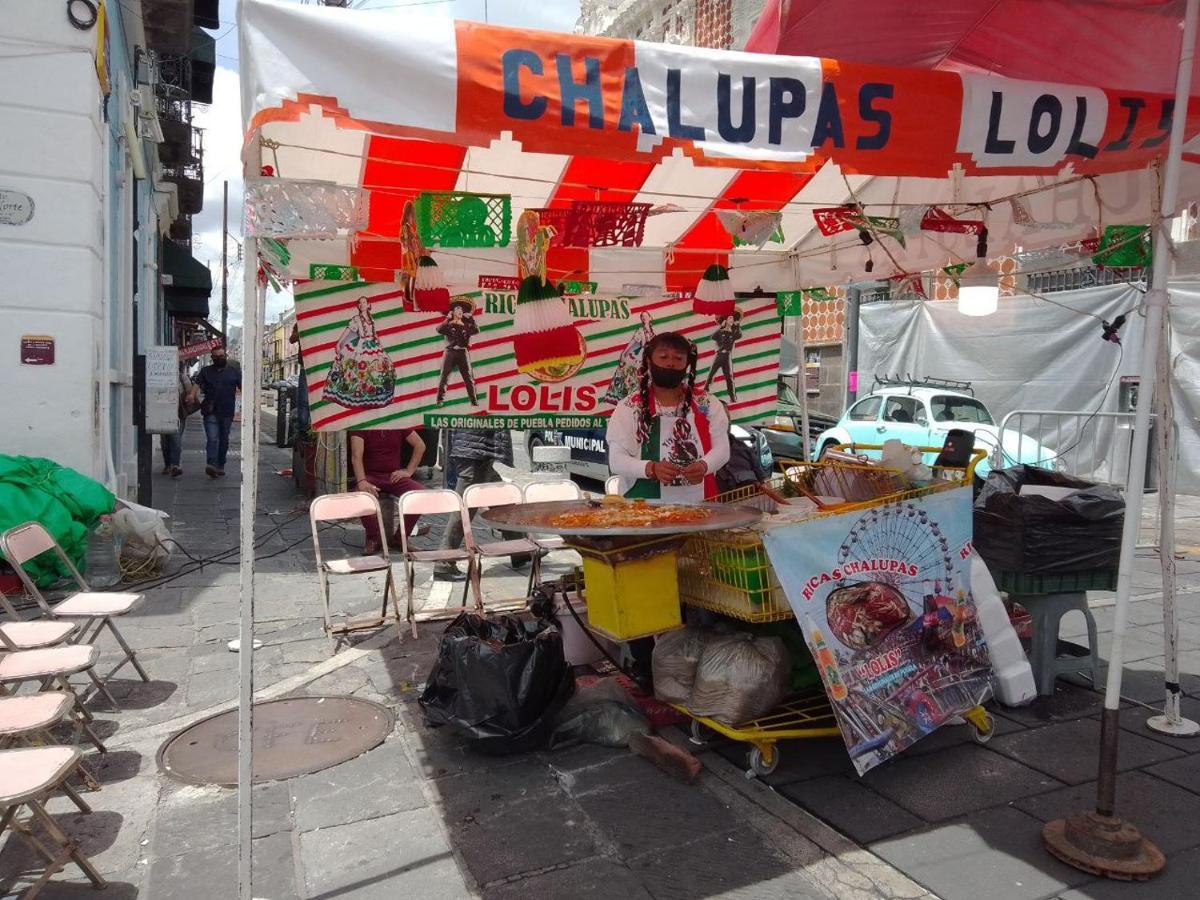 Hostal Azul Puebla Barrio El Alto ภายนอก รูปภาพ