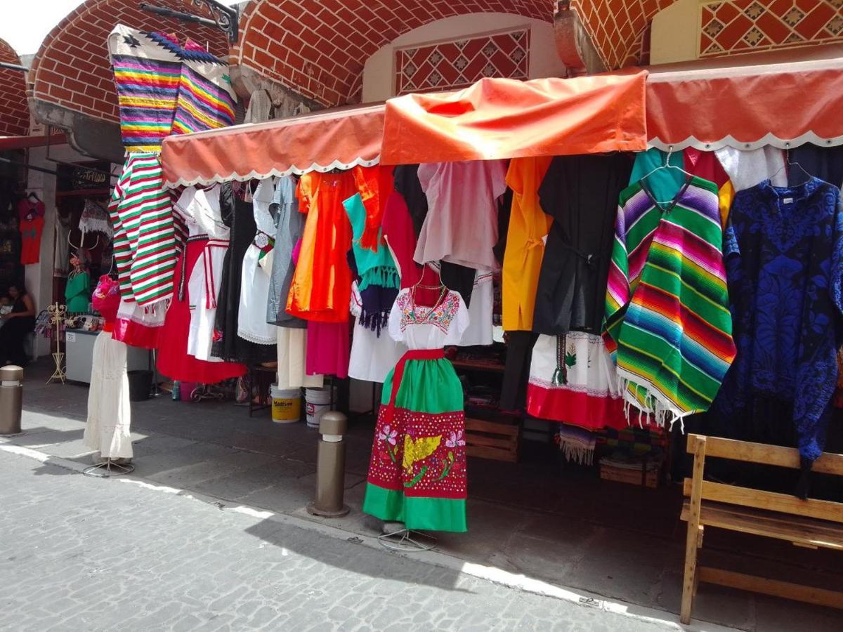 Hostal Azul Puebla Barrio El Alto ภายนอก รูปภาพ