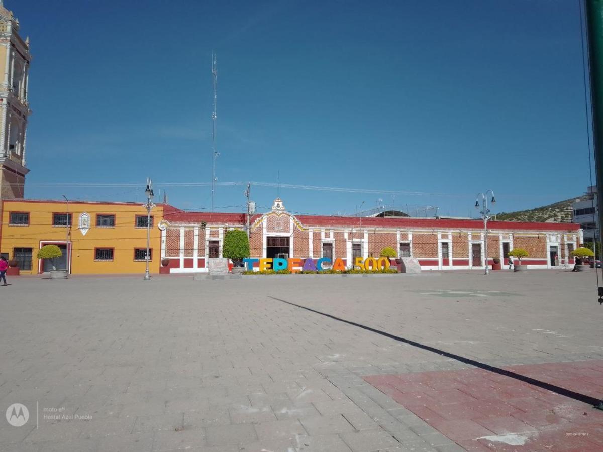 Hostal Azul Puebla Barrio El Alto ภายนอก รูปภาพ