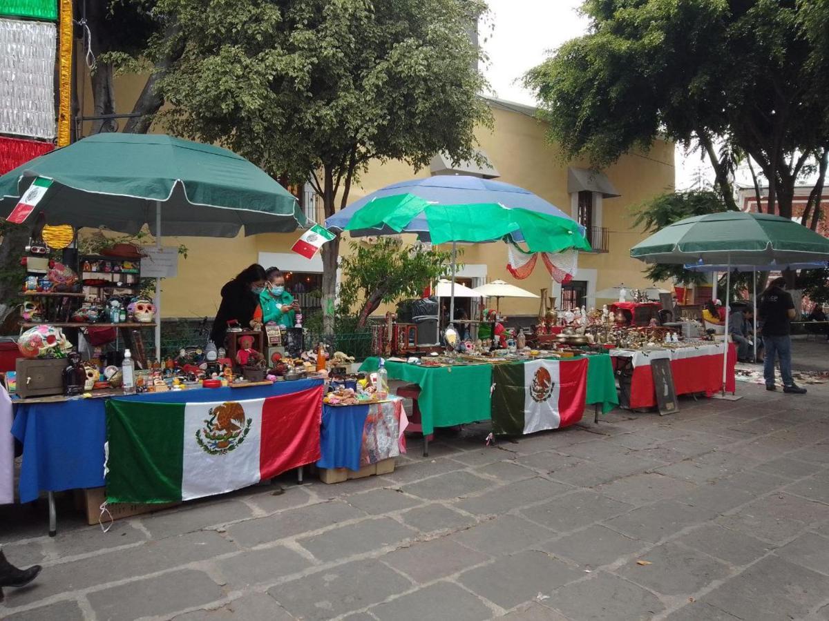 Hostal Azul Puebla Barrio El Alto ภายนอก รูปภาพ
